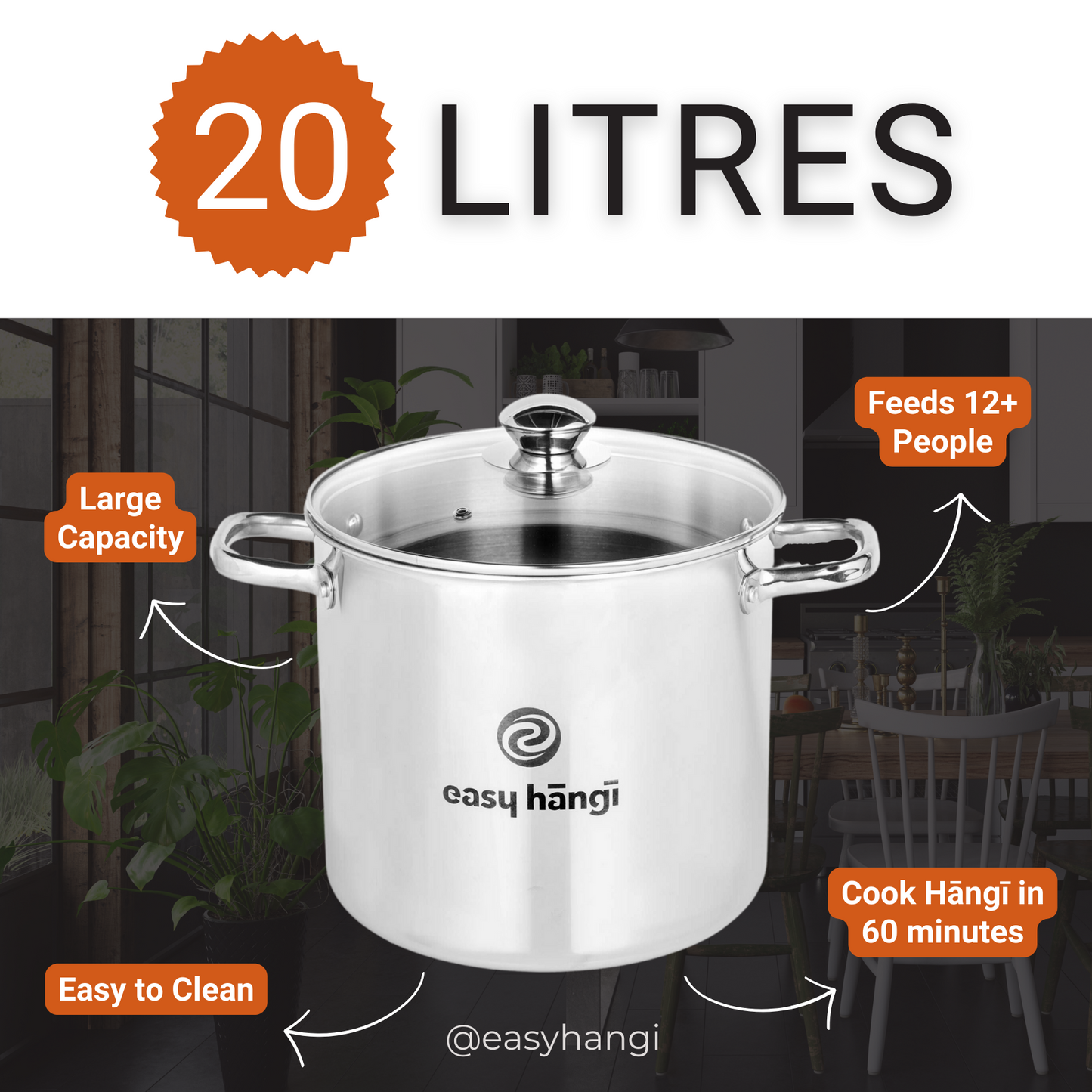 Triply 20 litre Cooking Kit ⭐️ Plus 4 FREE Flavour packs store in freezer (no need to thaw)