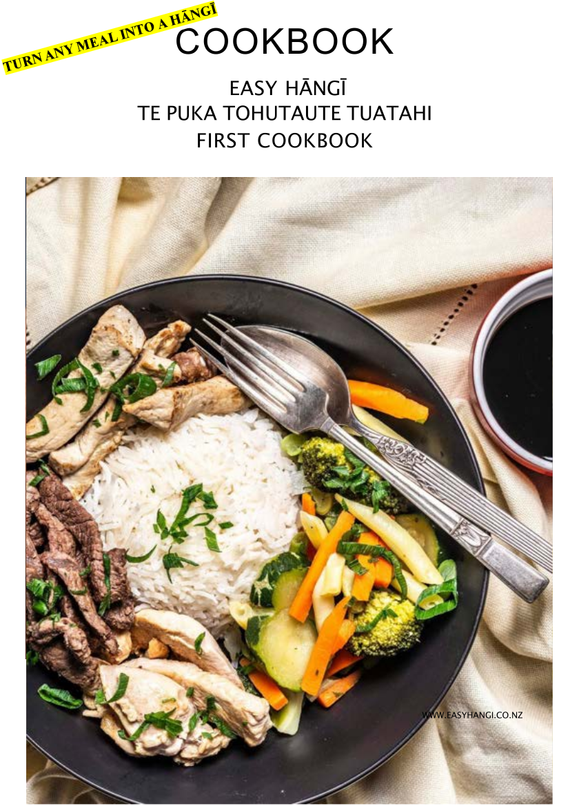 Easy Hāngī Cookbook (People with discount code enter it after checkout)